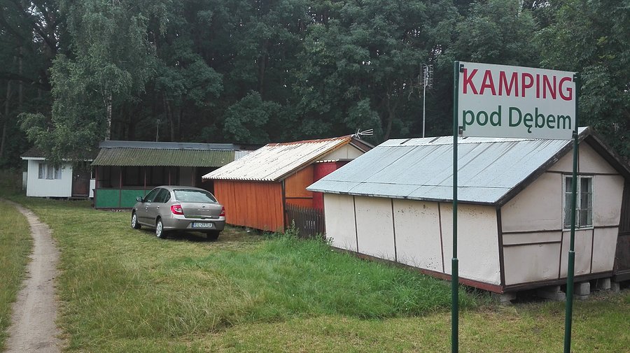 Kemping z znienacka na trasie