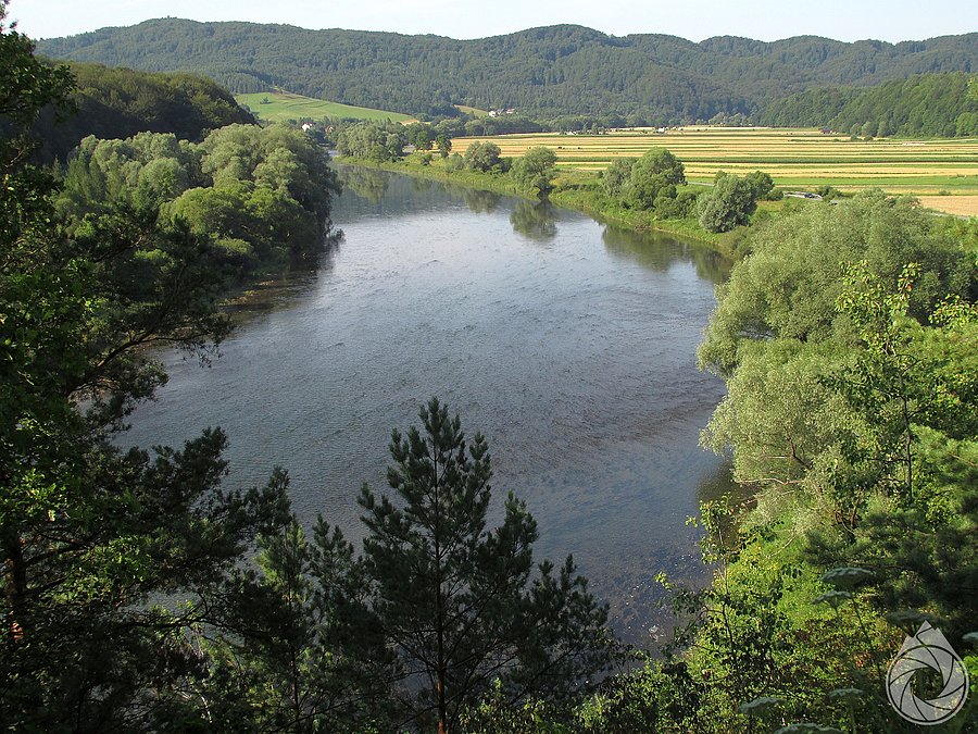 Poranek nad Sanem i pod Górami Słonnymi