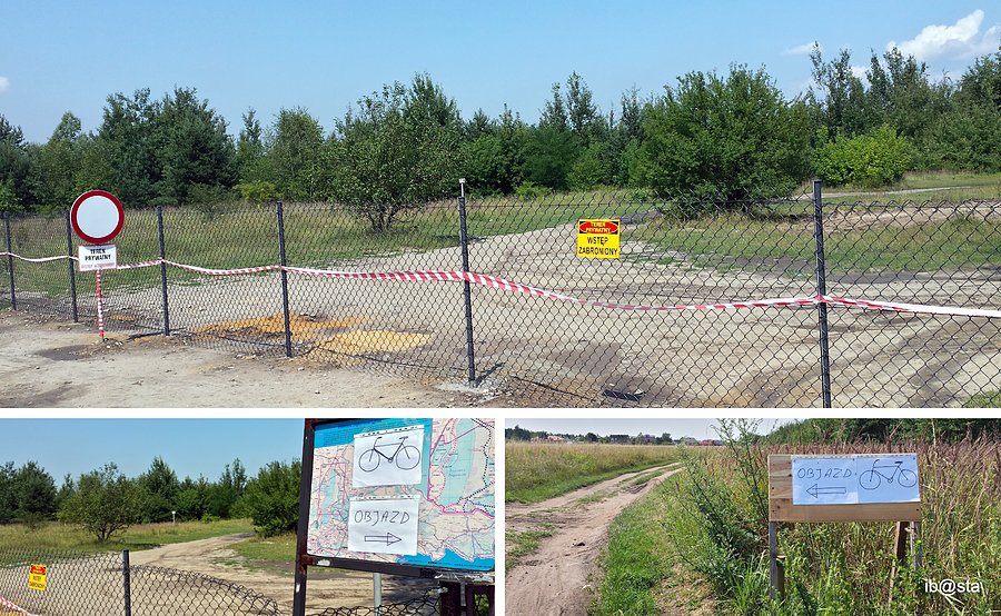 Pogoria IV - nowa przeszkoda na szlaku rowerowym