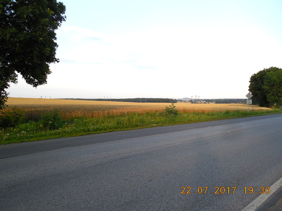 Rozległa panorama z Koszęcina w kierunku wschodnim