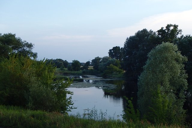 Zbiornik wodny niedaleko oczyszczalni ścieków "Fordon"