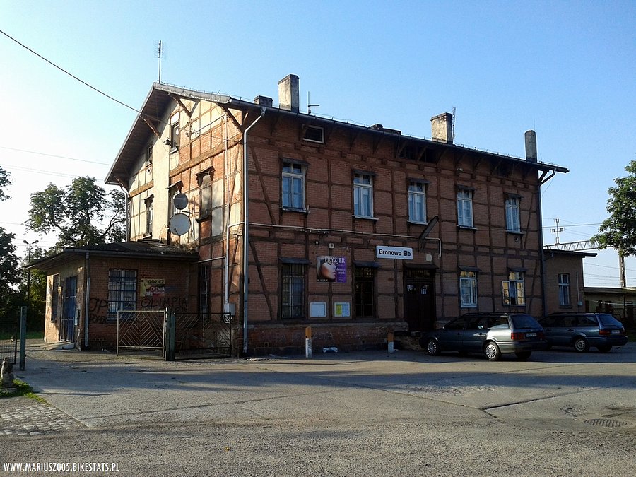 Dworzec w Gronowie Elbląskim