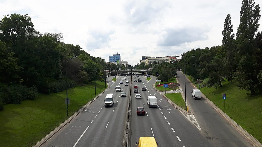 Kładka nad Trasą łazienkowską
