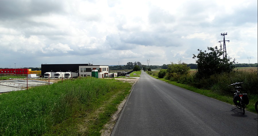 Droga Przecław - Kurów nieco ponad 2 km