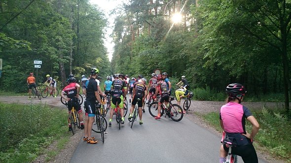 Po sprintach w lasach Kozłowieckich