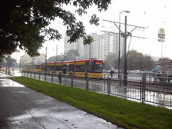 Do tej pory był deszcz teraz zrobiła się ulewa