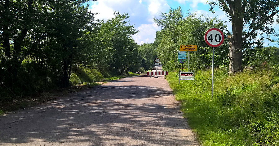 Droga prowadząca do Siadła Górnego