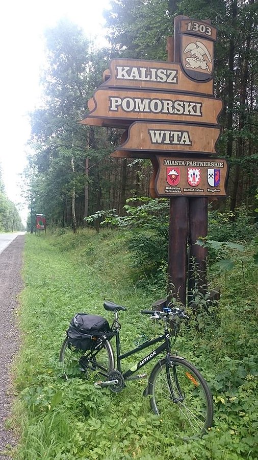 Wjeżdżamy do kalisza Pomorskiego