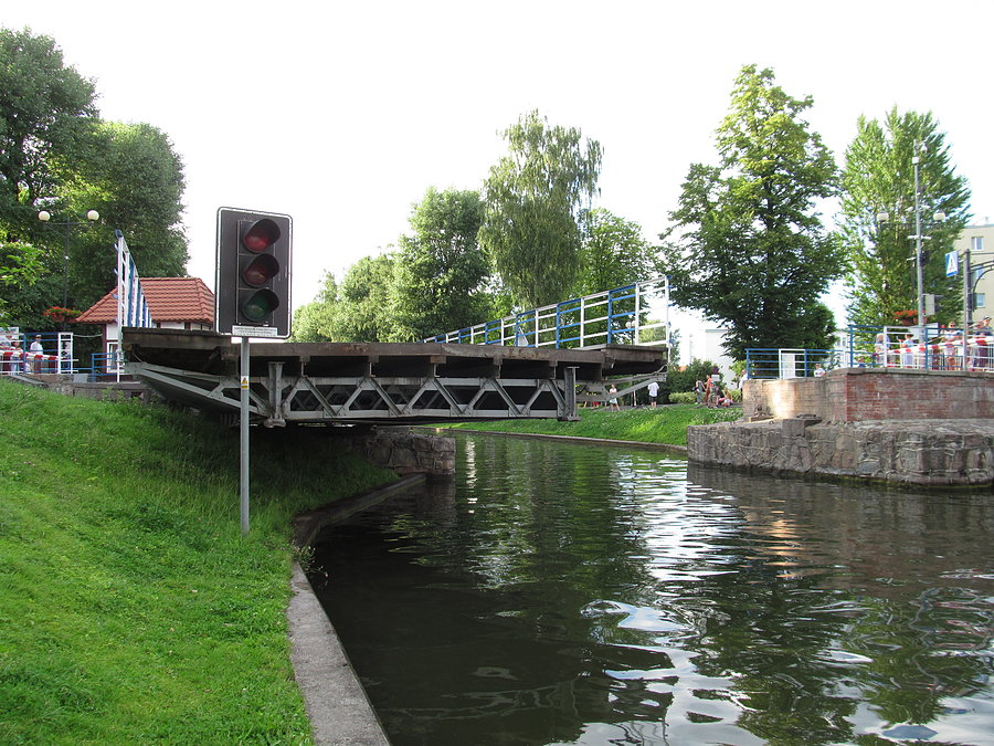 Gożycko most obrotowy - stan płyniemy