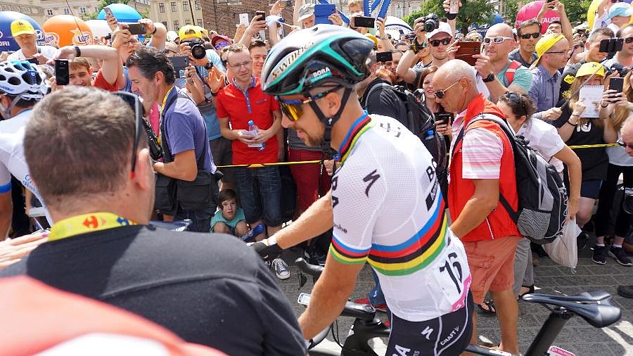Peter Sagan w Krakowie