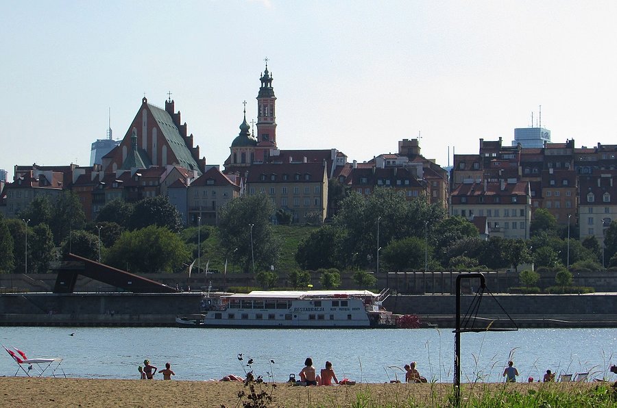 Starówka z plaży La Playa