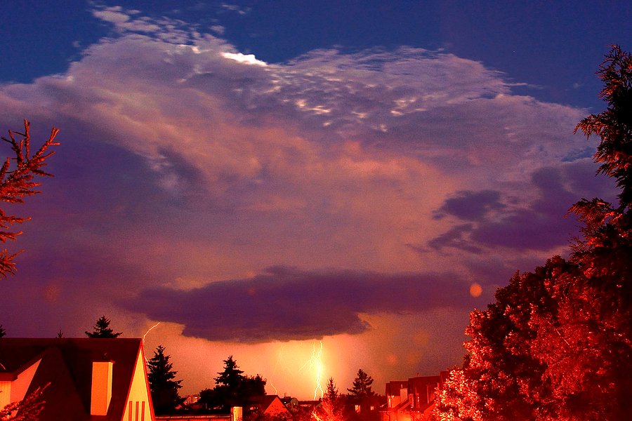 Burza na południe od Lublina