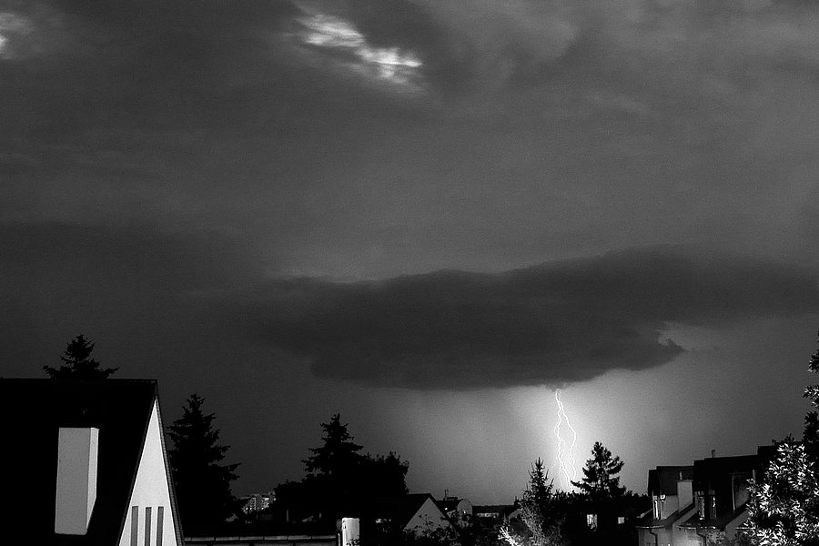 Burza na południe od Lublina