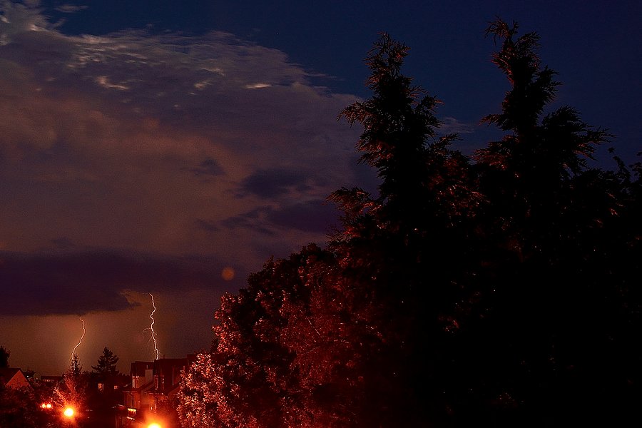 Burza na południe od Lublina