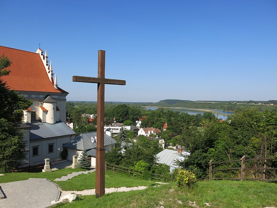 Widok ze wzgórza zamkowego w Kazimierzu