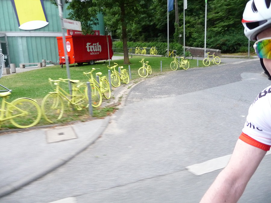 Runda na trasę Tour de France z Düsseldorf