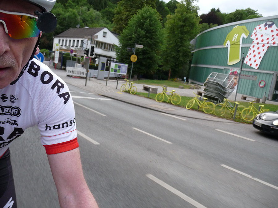 Runda na trasę Tour de France z Düsseldorf