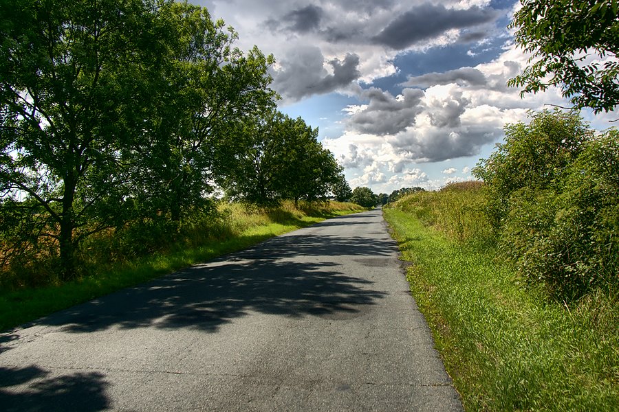 Wracam więc na asfalt do Krępcewa