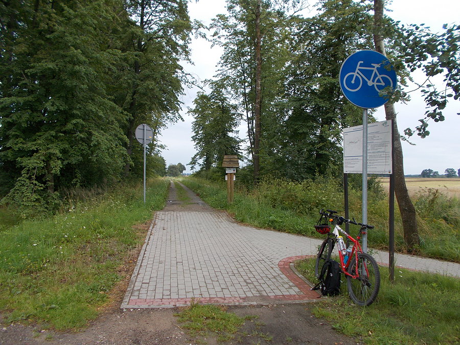 Ścieżka rowerowa szlakiem kolejowym Orneta - Lidzbark Warmiński