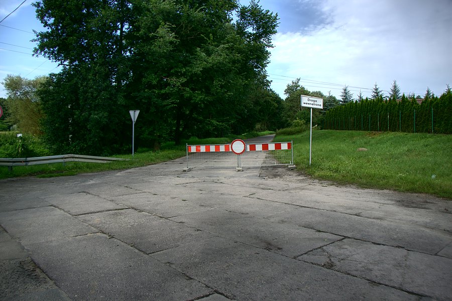 Zamknięta droga do Klępina
