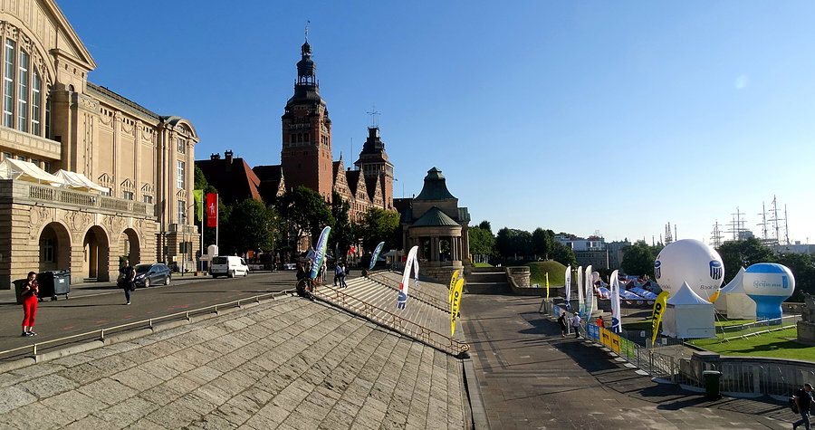 Byliśmy na Wałach wcześnie, więc tłumów tam nie było
