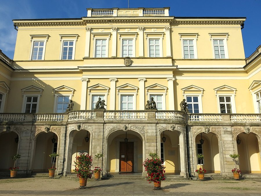 Część pałacu Czartoryskich w Puławach