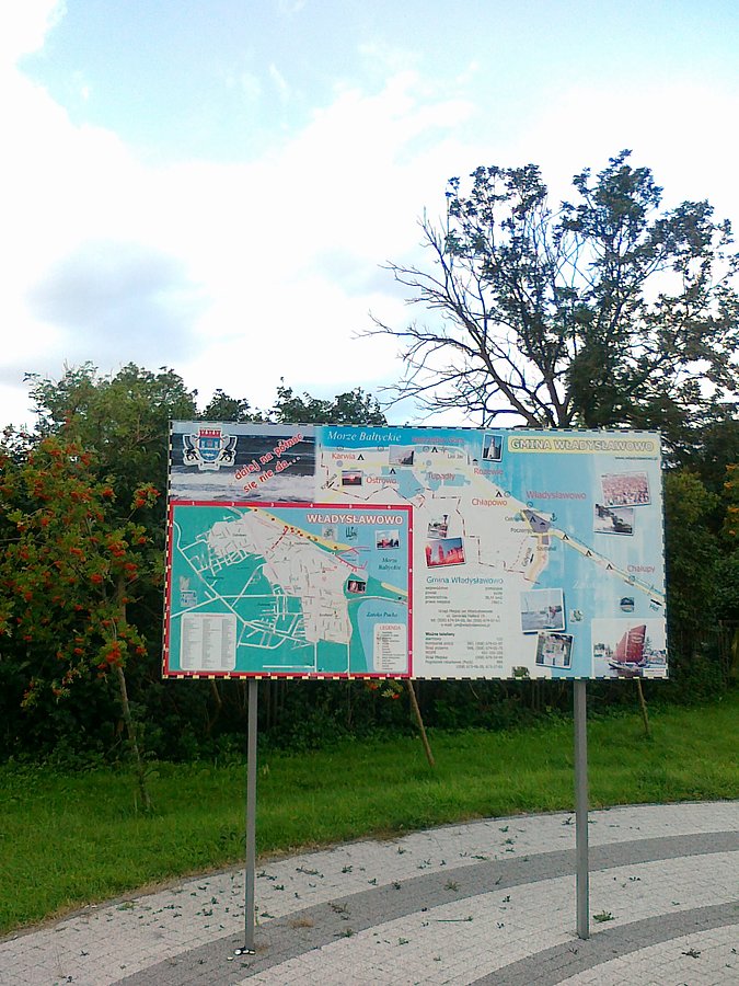Mapa Władysławowa i okolic