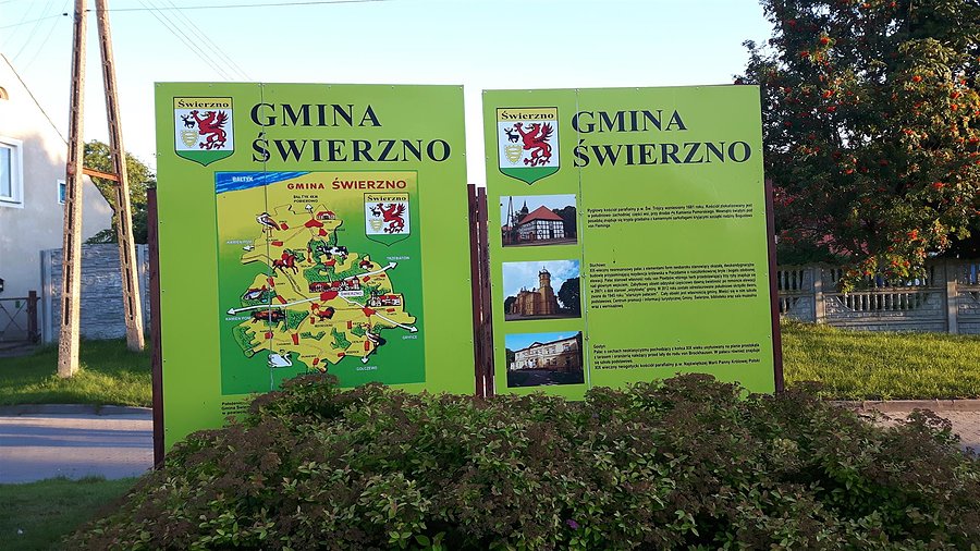 Kolejna gmina - Świerzno