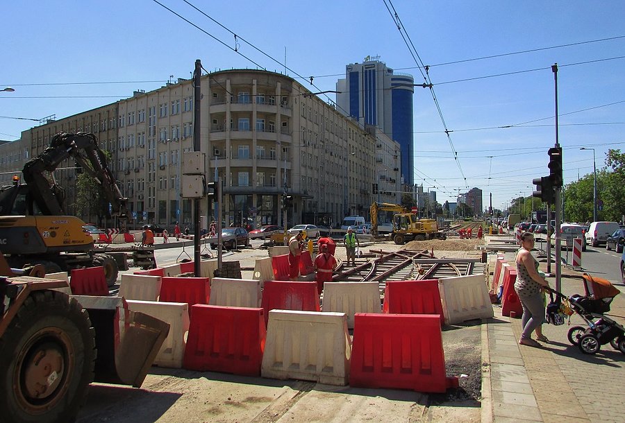 Al. Jerozolimskie przy pl. Starynkiewicza