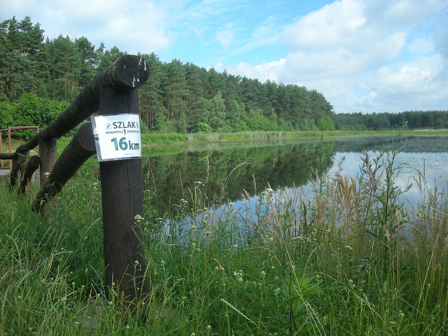 Trasą Maratonu Komandosa - staw Kokotek I