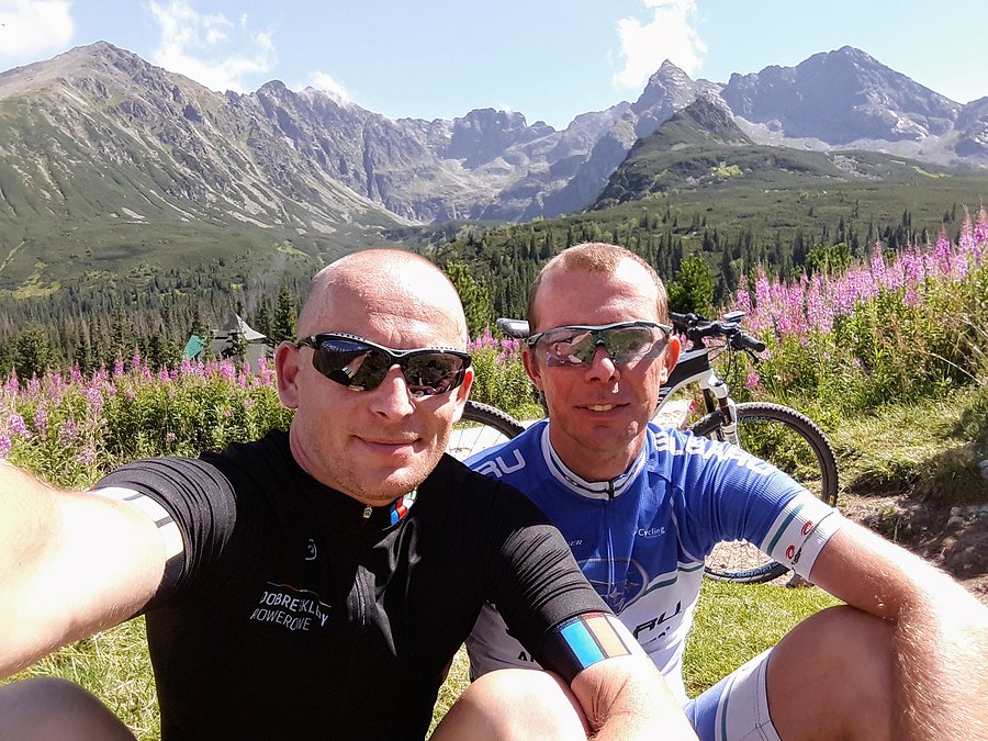 Selfik z Robertem na Hali Gąsienicowej