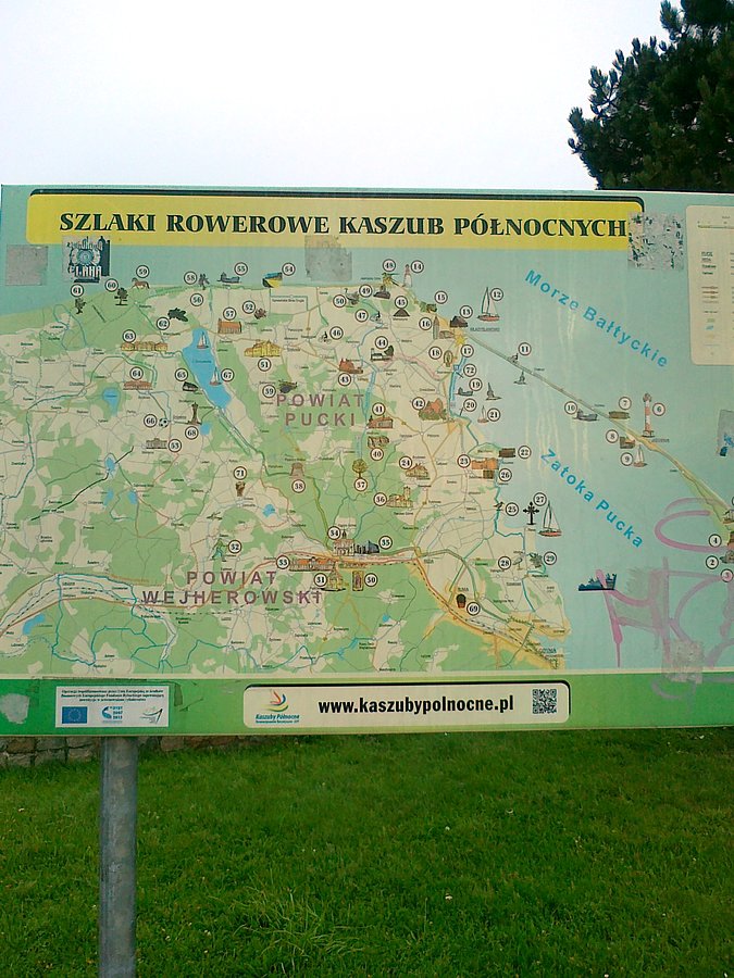 Mapa tras rowerowych