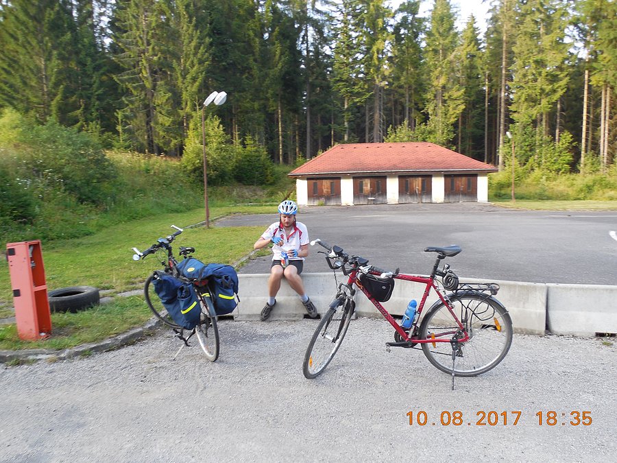 Przed ostatnim zjazdem w stronę Rajczy