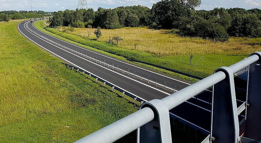 Przejazd nad DK 10 w Morzyczynie
