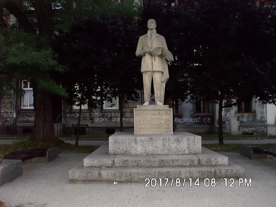 Pomnik Józefa Lompy w Biskupicach