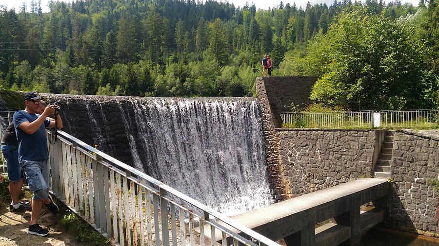 Wodospad na rzece Wisle
