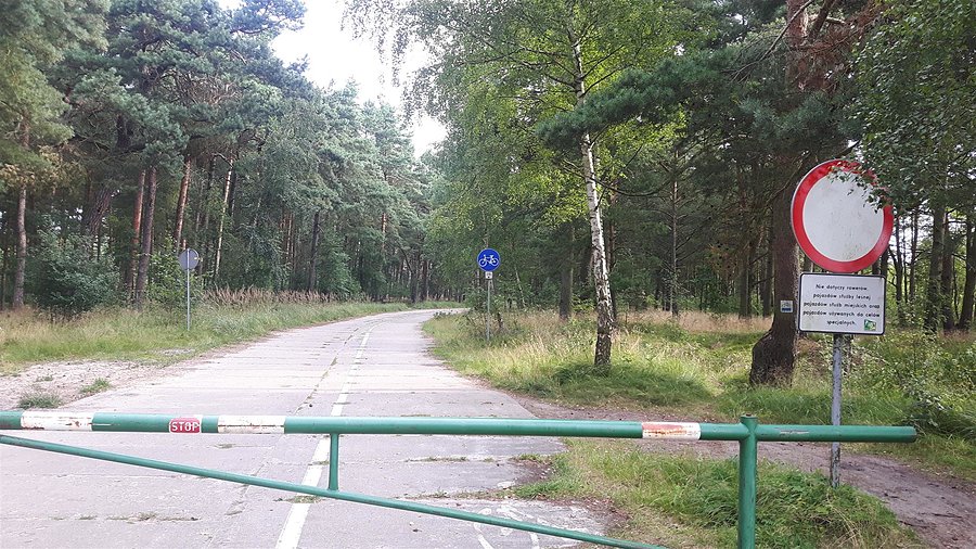 A oto początek ścieżki Pogorzelica - Mrzeżyno