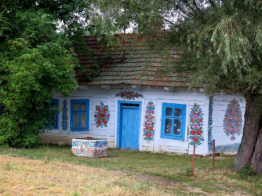 Biały domek - Zalipie