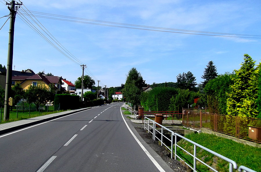 Šilheřovice zaraz podjazd w kierunku Darkovičky
