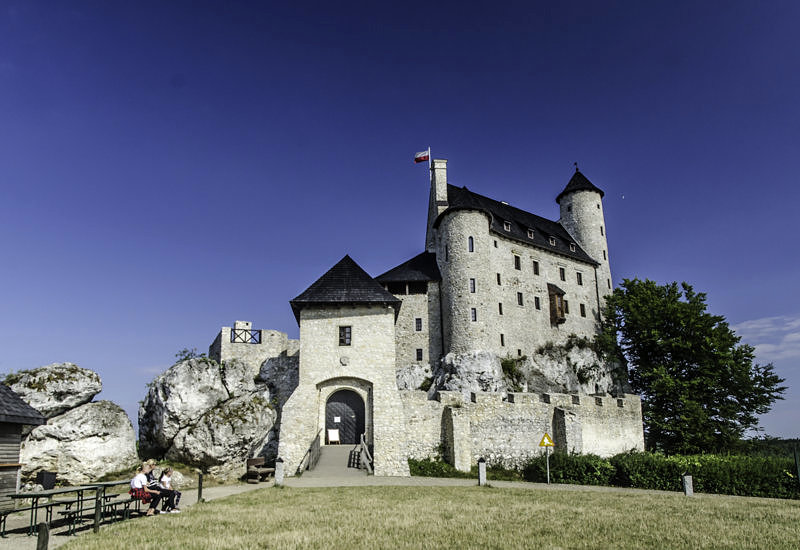 Piękny zamek Bobolice