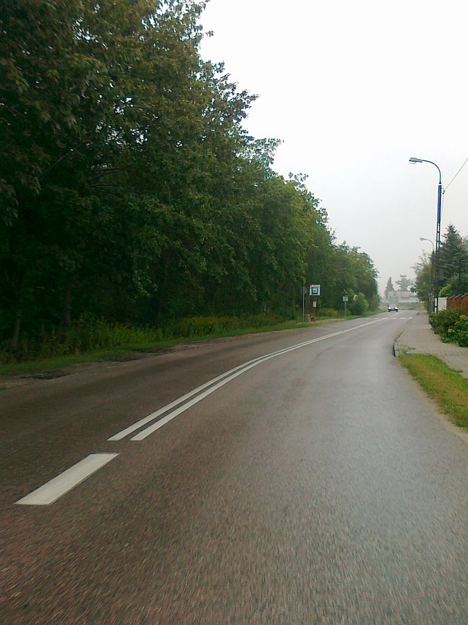 Na Grotach padało już mocniej