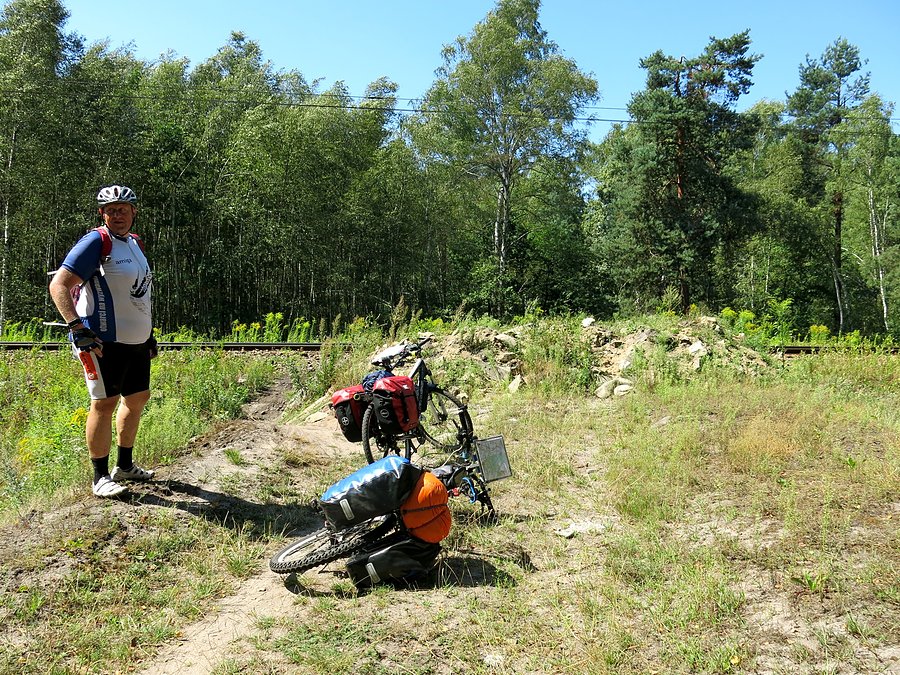 Ożesz w mordę jeża, ale niespodzianka //na szlaku rowerowym//