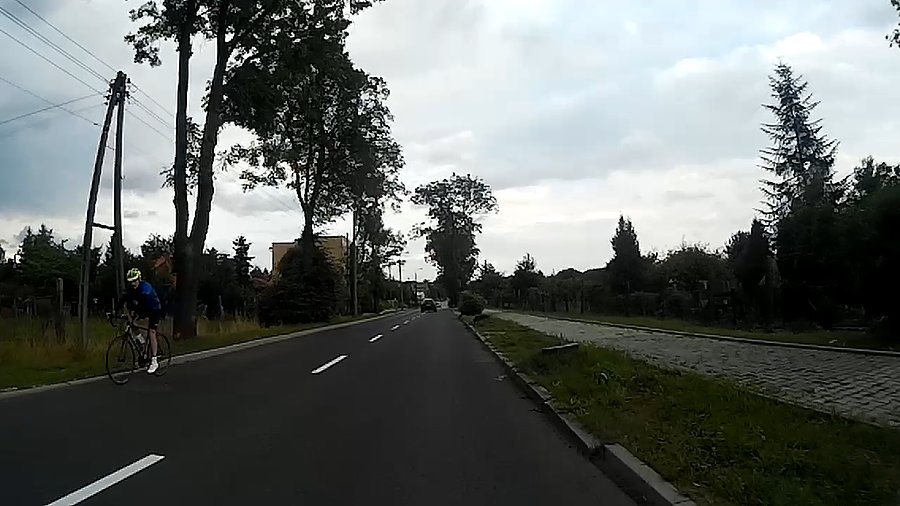 Pozdrawiamy się z rowerzystami