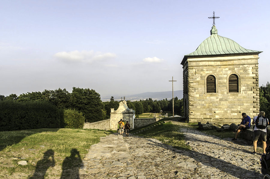 Widok spod klasztoru