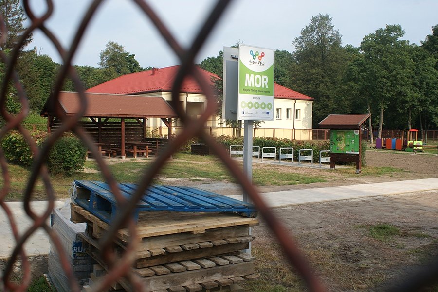 MOR zza płota - początek Green Velo - Końskie