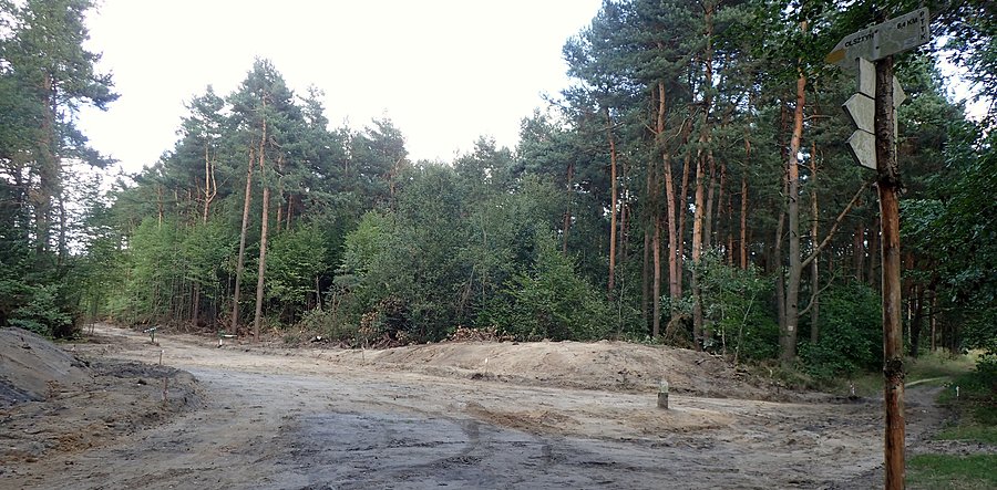 Szutrówka w budowie