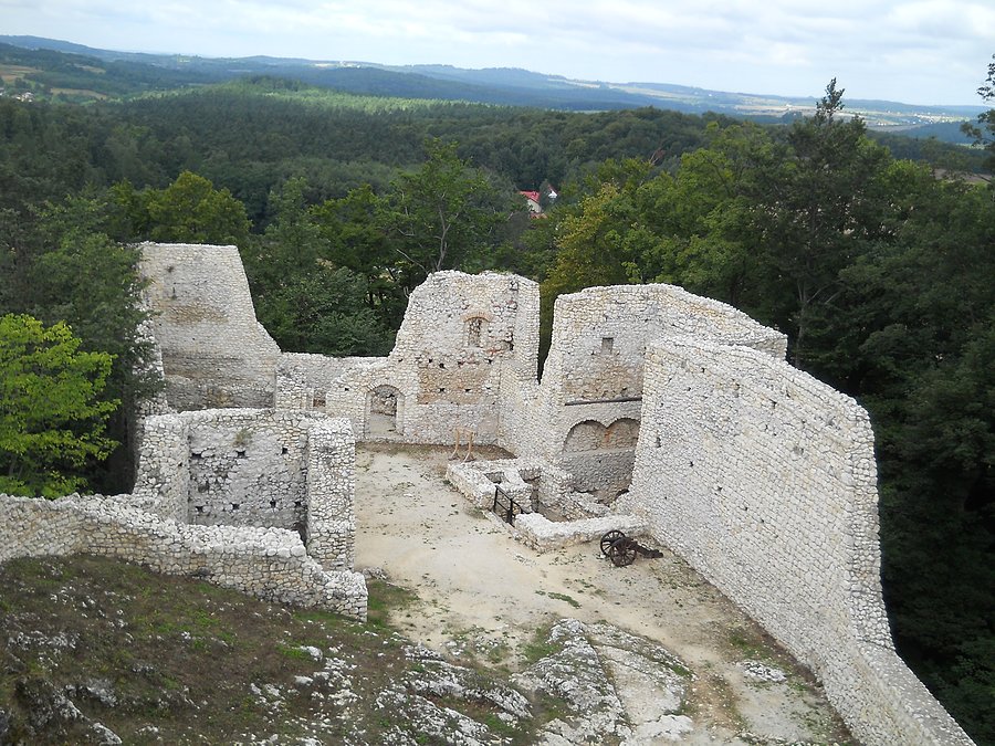 Ruiny Zamku Smoleń foto Daria