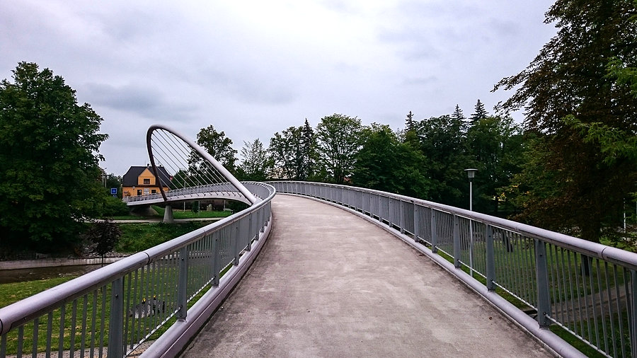 Most łączący Polskę i Czechy