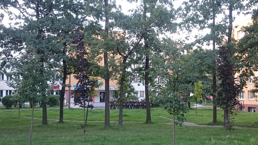 Na Kocjana - w szeregu zbiórka