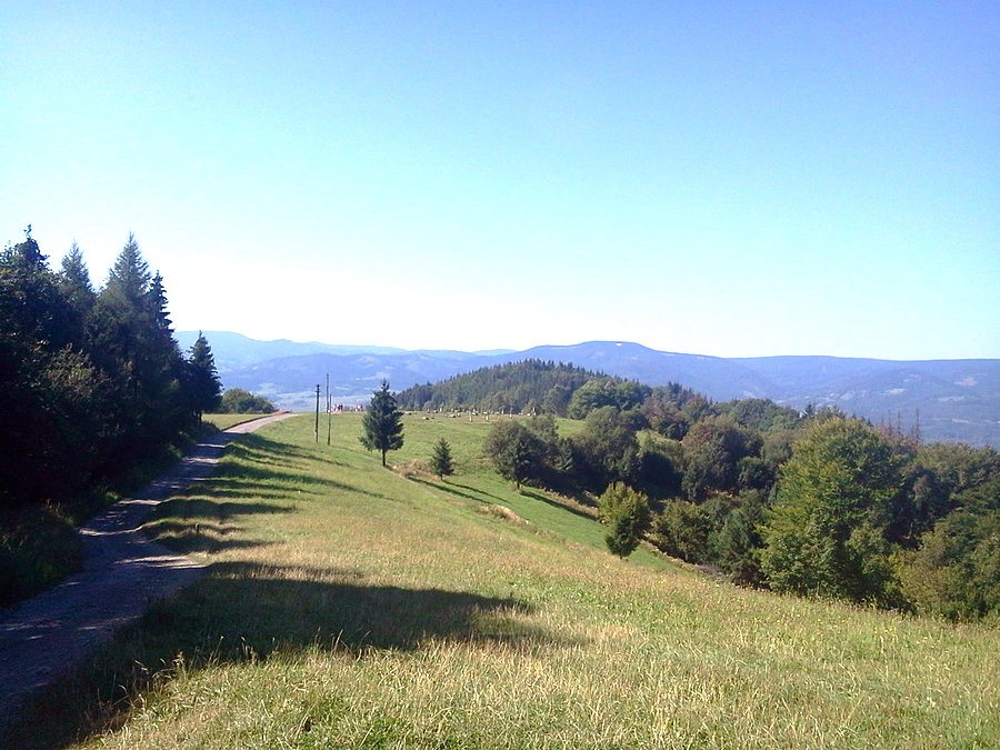 I dalszy zjazd na Dziół